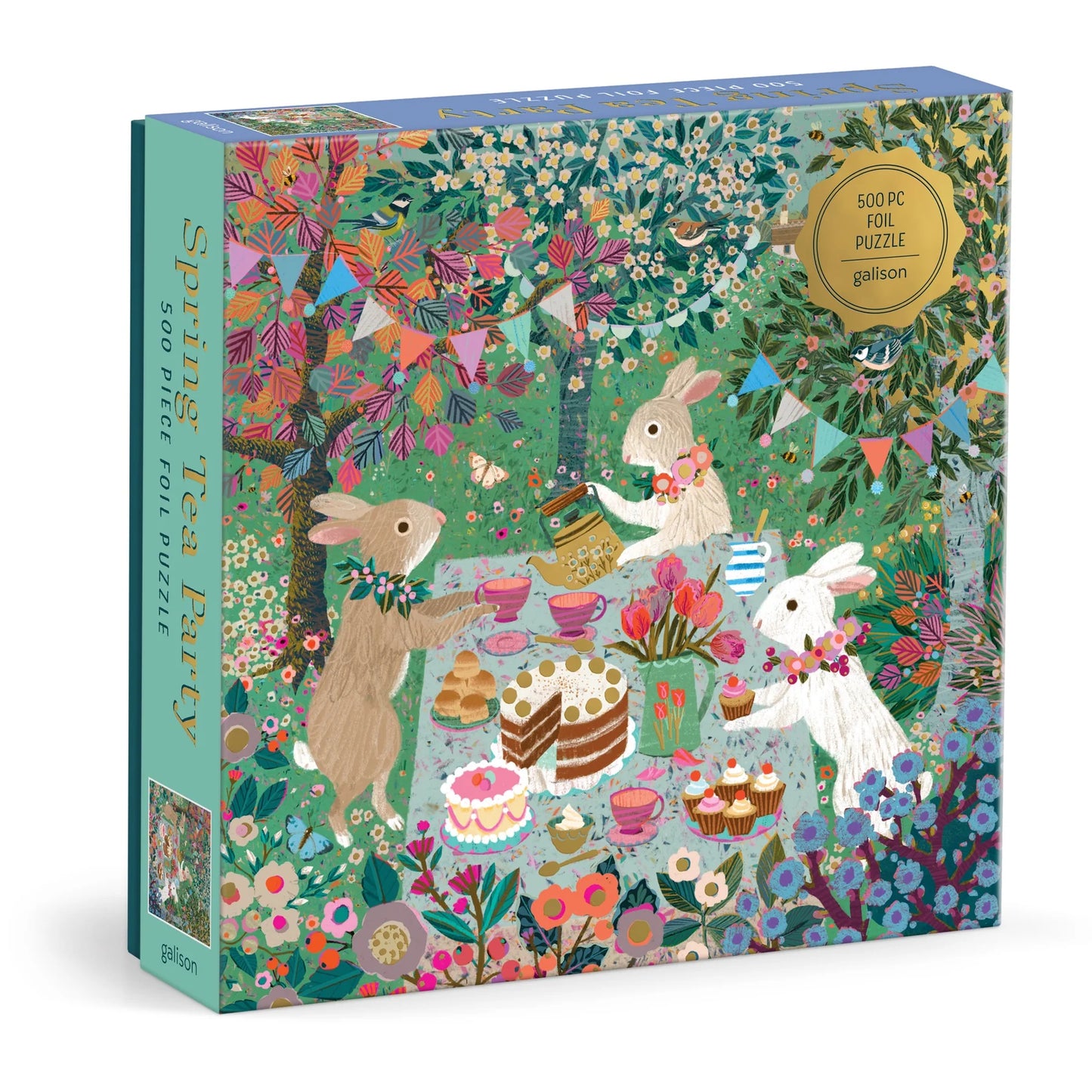 Spring Tea Party 500 Piece Puzzle | Galison
