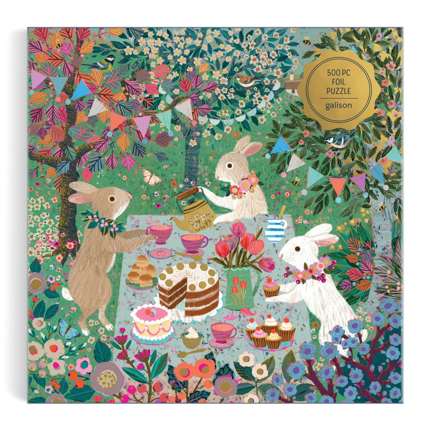 Spring Tea Party 500 Piece Puzzle | Galison