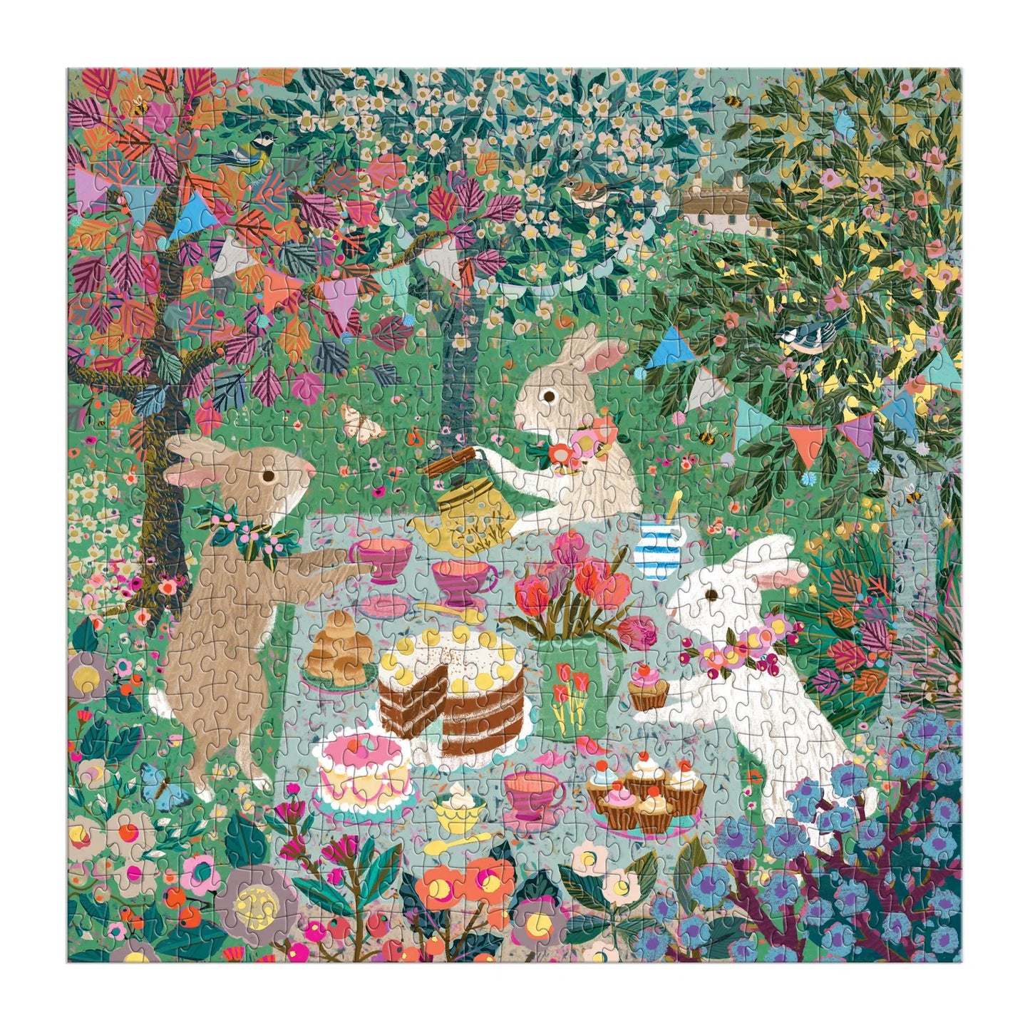 Spring Tea Party 500 Piece Puzzle | Galison