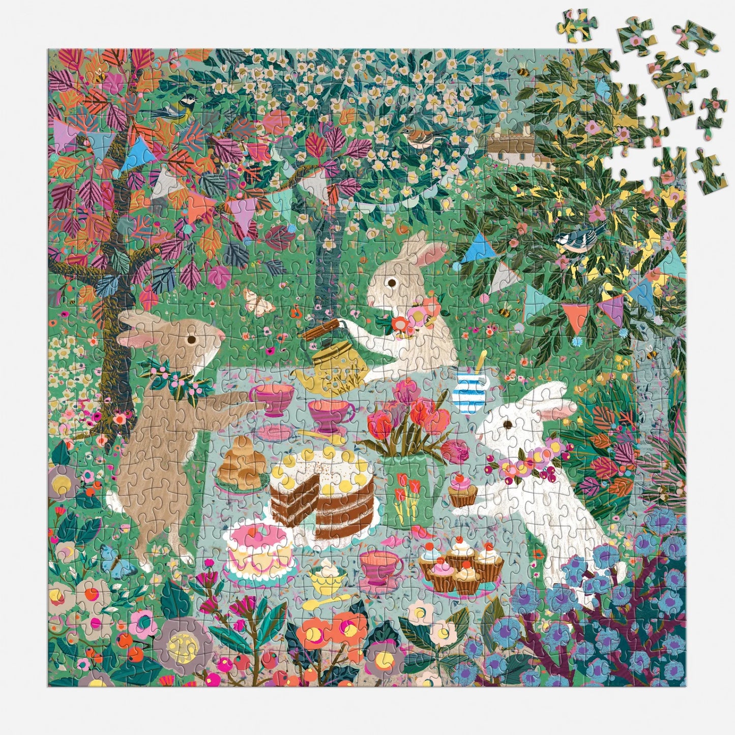Spring Tea Party 500 Piece Puzzle | Galison