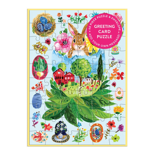 Artisanal Egg Puzzle Greeting Card | Galison