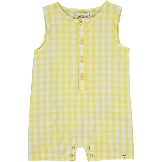 Cabin Plaid Playsuits (Various Colors) | Me & Henry