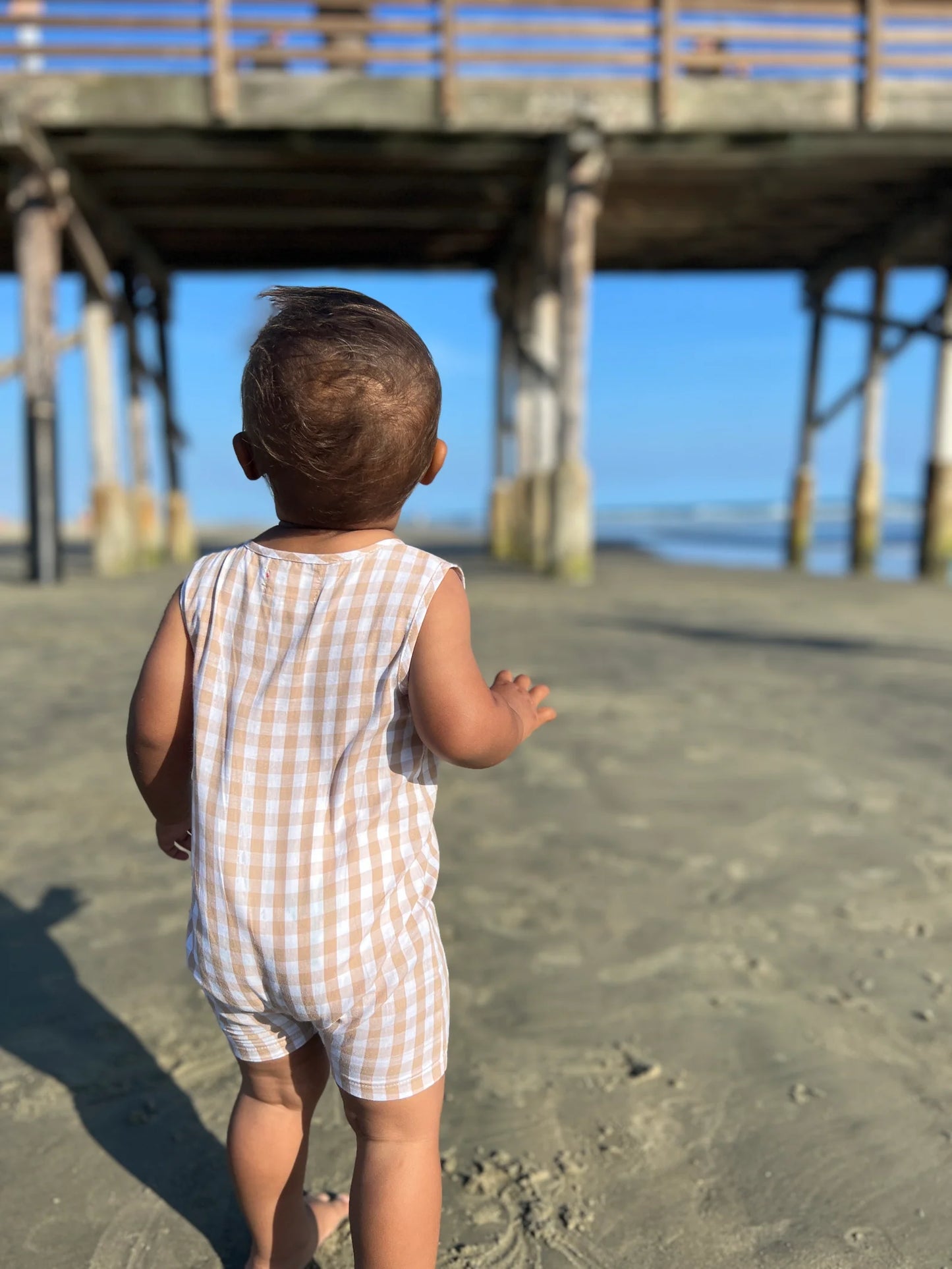 Cabin Plaid Playsuits (Various Colors) | Me & Henry