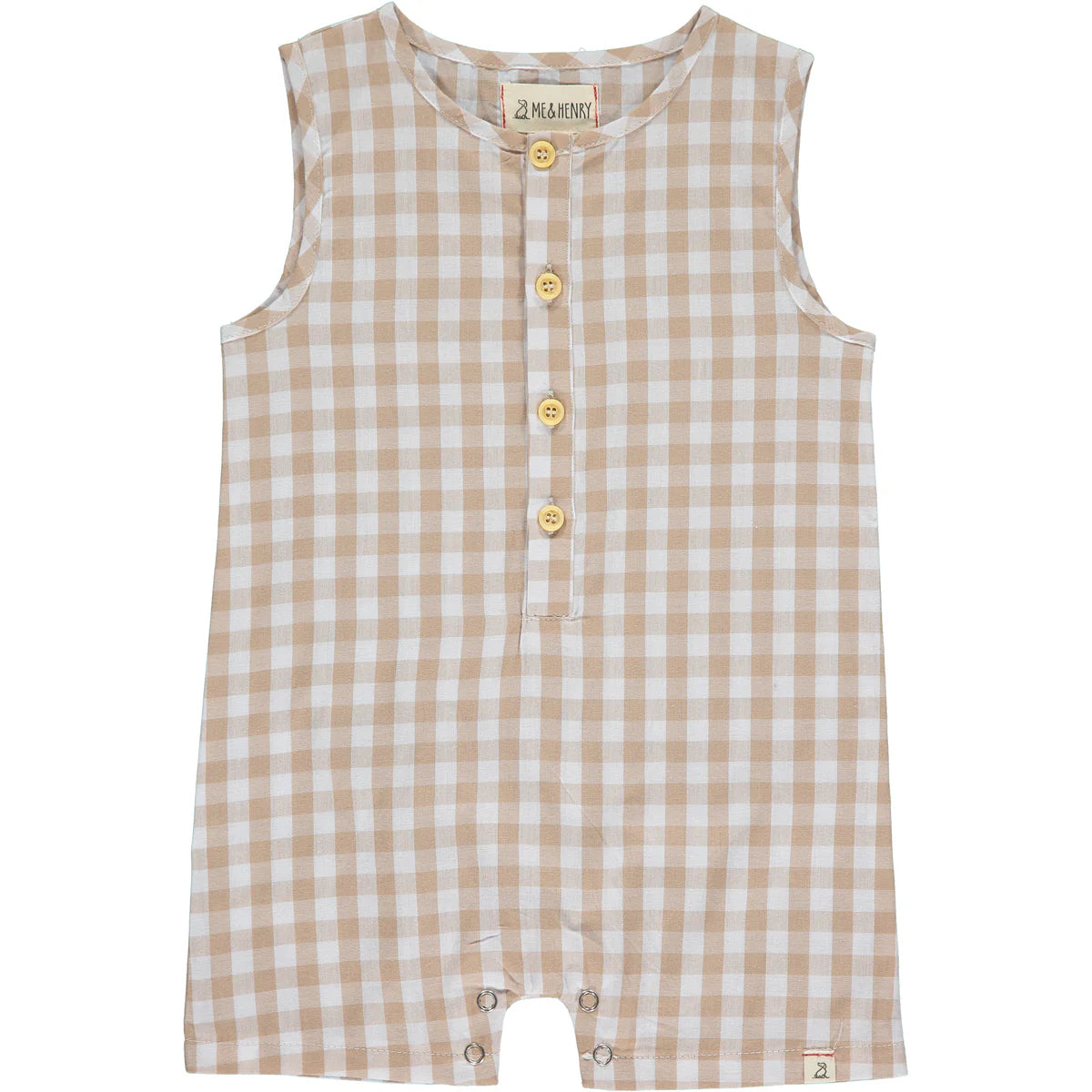 Cabin Plaid Playsuits (Various Colors) | Me & Henry