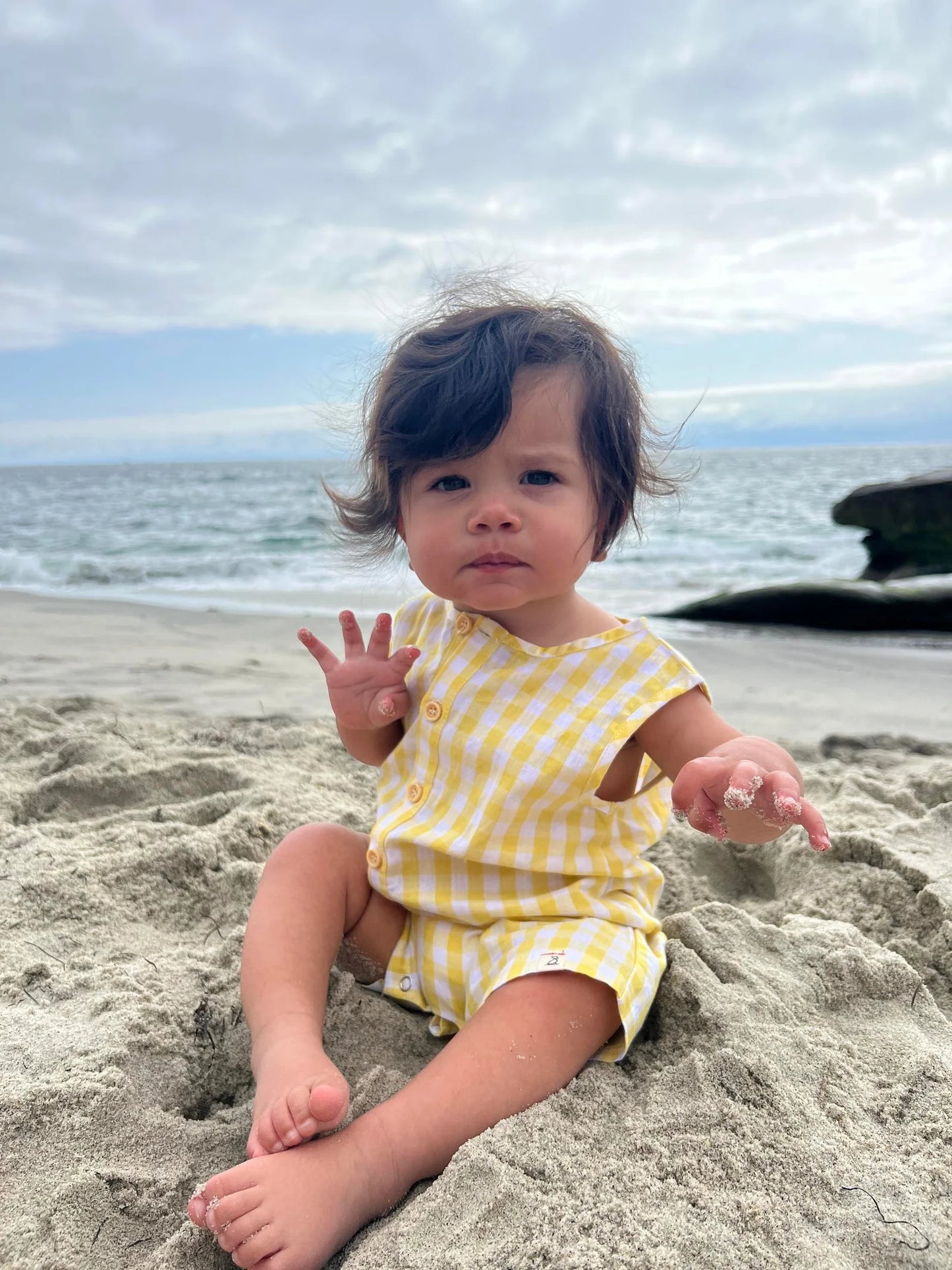 Cabin Plaid Playsuits (Various Colors) | Me & Henry