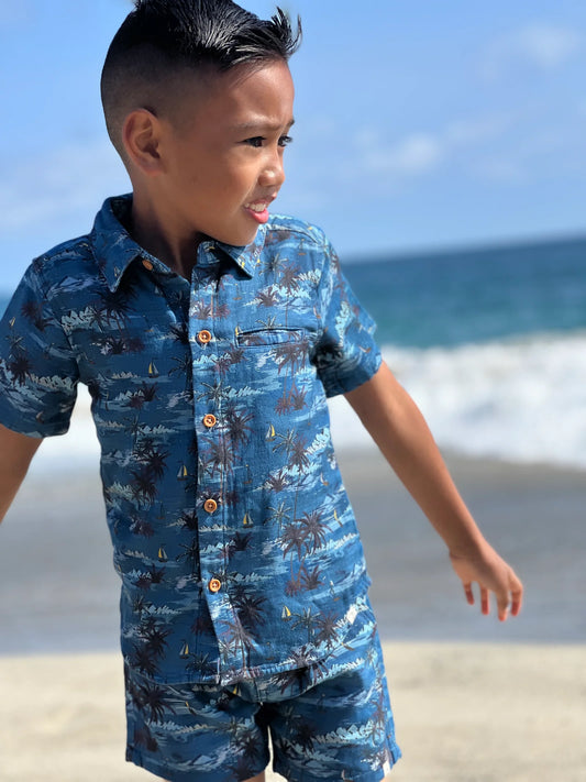 Maui Hawaiian Button Up | Me & Henry