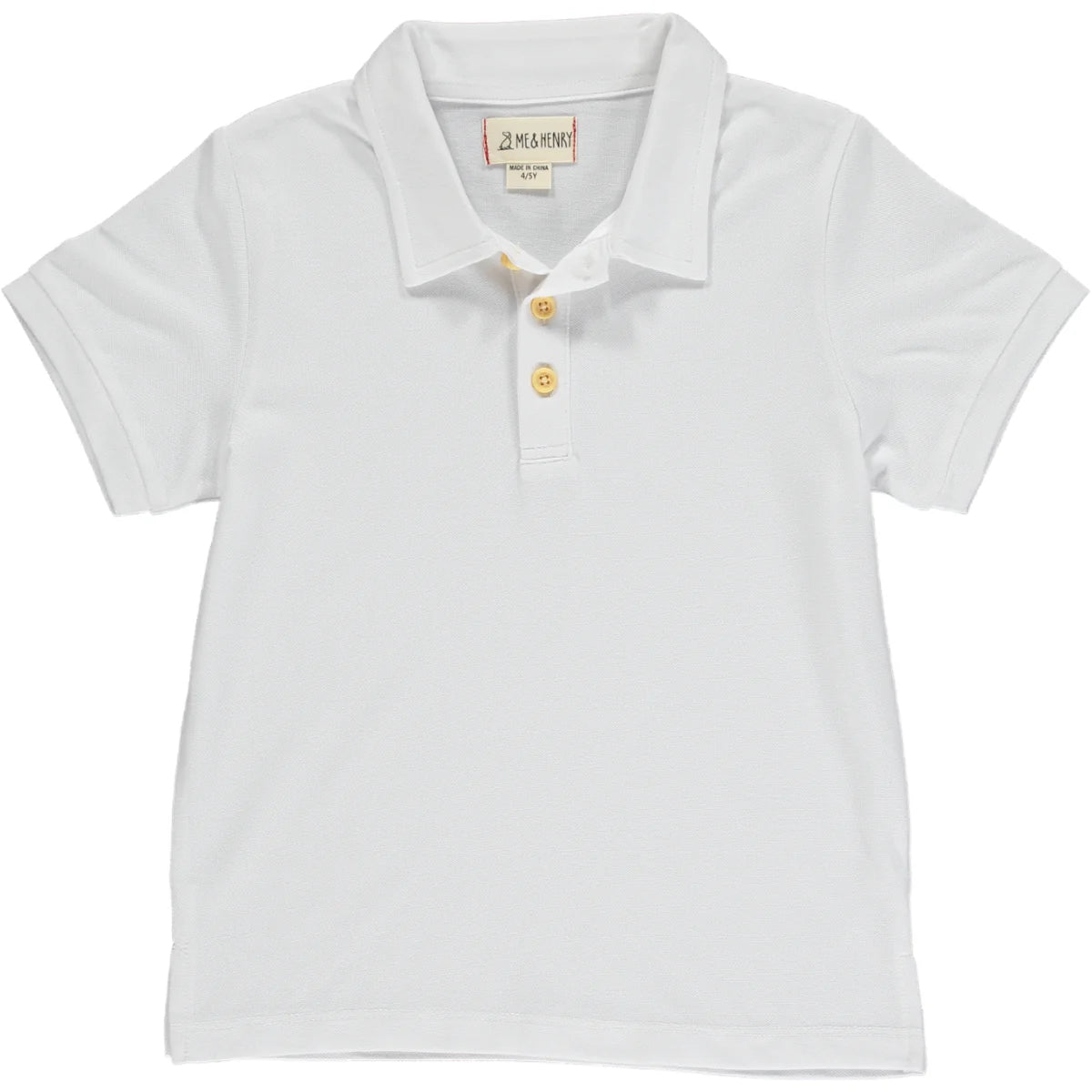 Red Pique Polo Shirt | Me & Henry