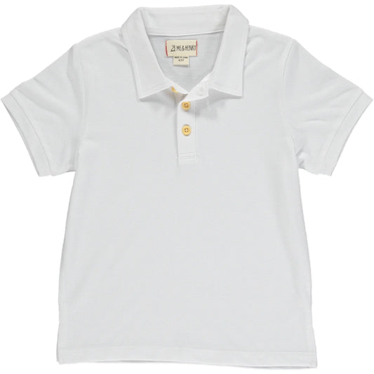 Red Pique Polo Shirt | Me & Henry