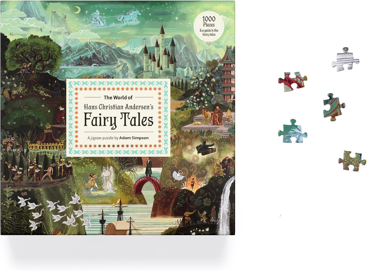 World of Hans Christian Andersen's Fairy Tales: A 1000-piece jigsaw puzzle by Adam Simpson | Laurence King