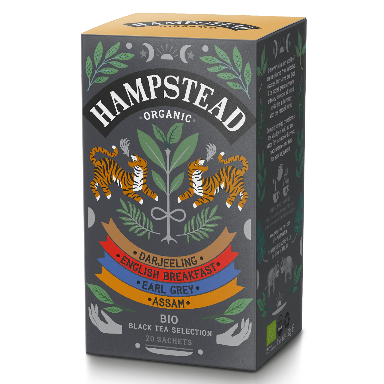 Black Tea Selection (20 tea bags) | Hampstead Organic Tea