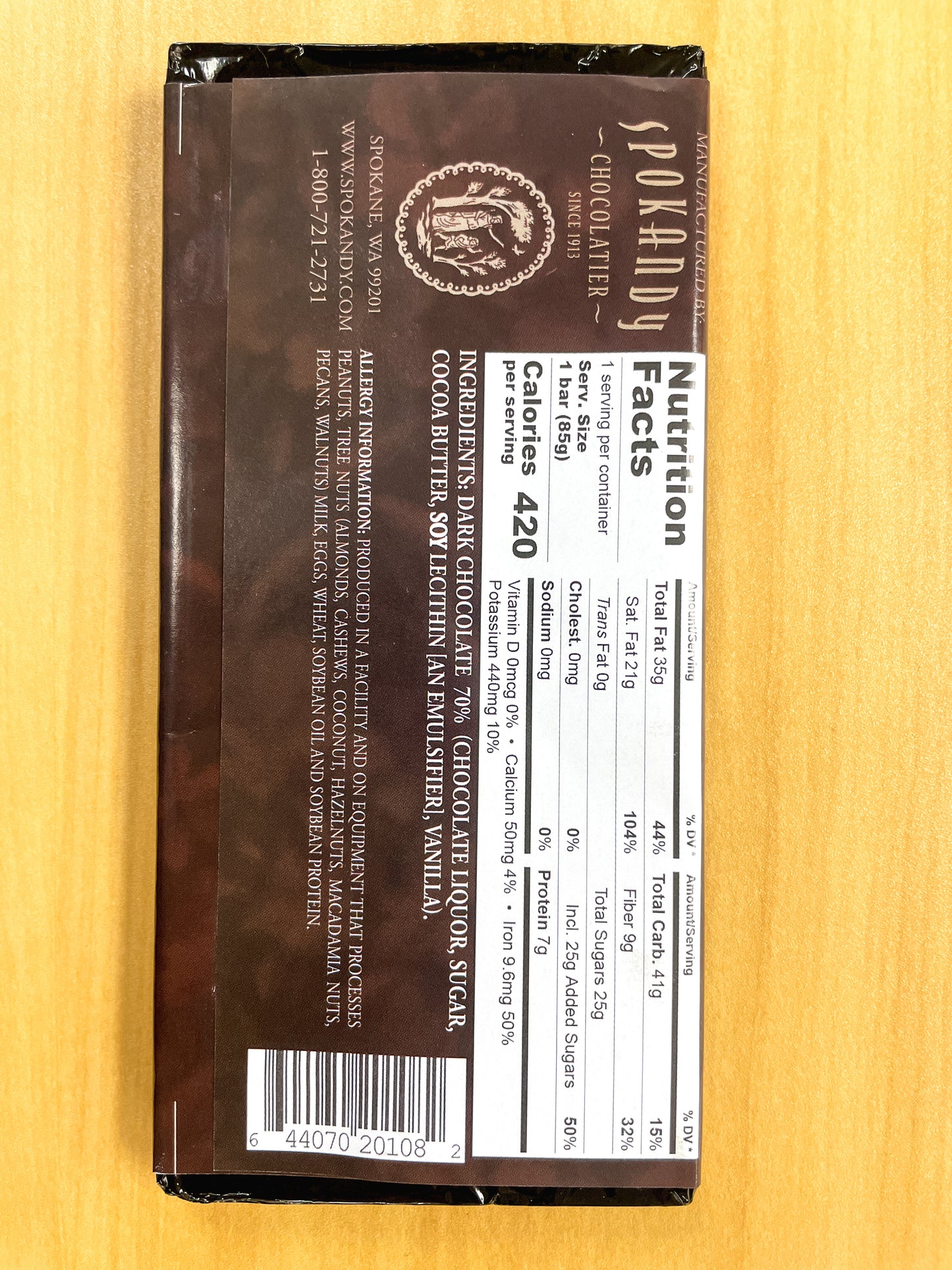 3 oz Chocolate Bars (Various Flavors) | Spokandy Chocolatier