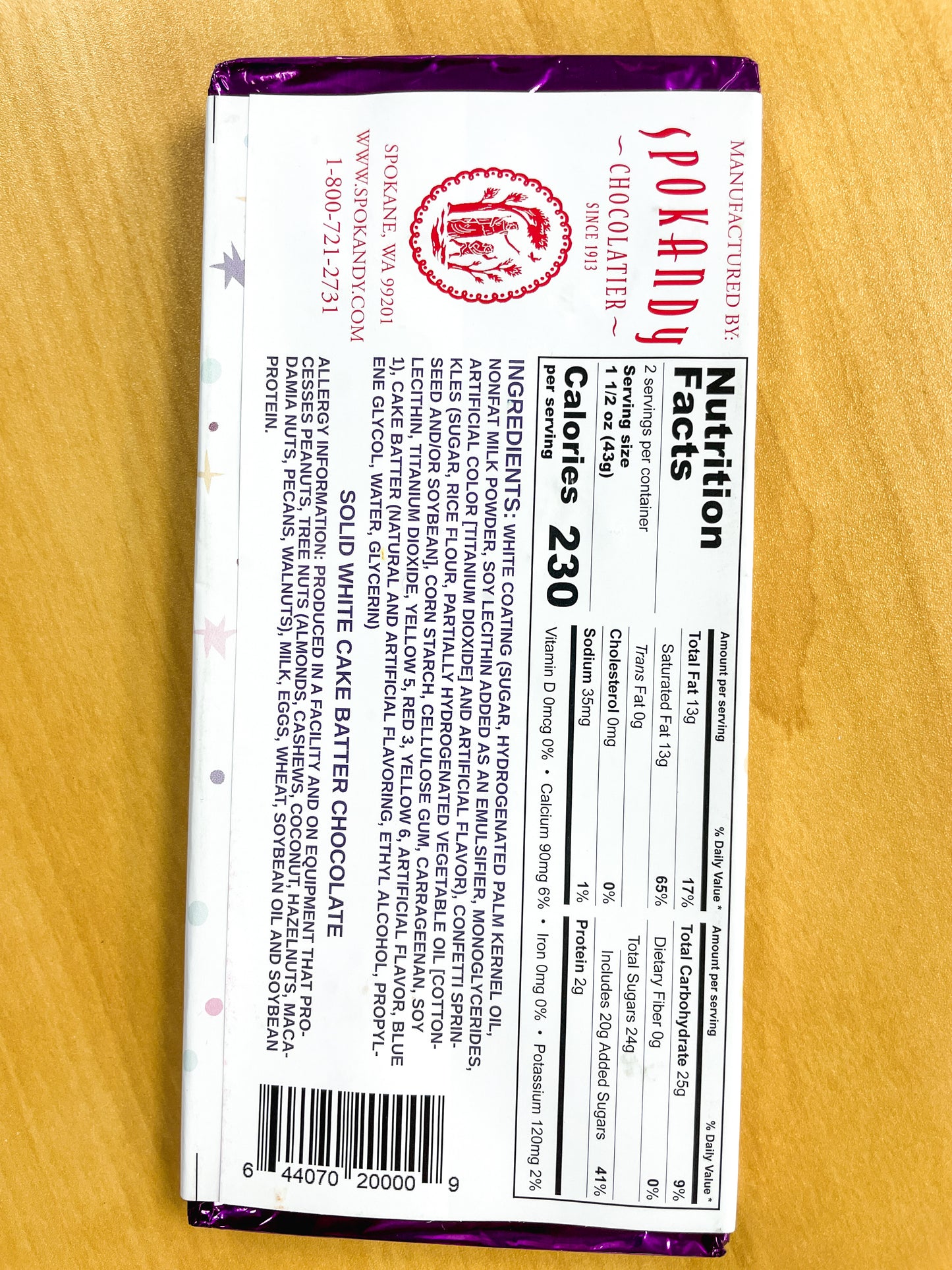 3 oz Chocolate Bars (Various Flavors) | Spokandy Chocolatier