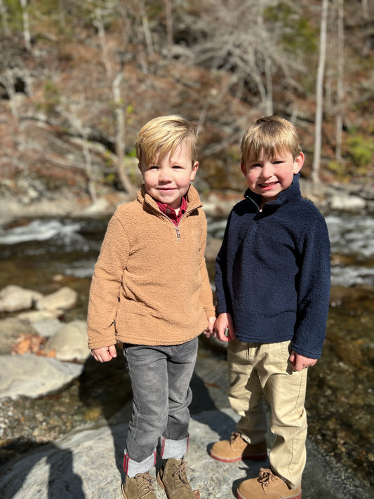 Sherpa Quarter Zip (Various Colors) | Me & Henry
