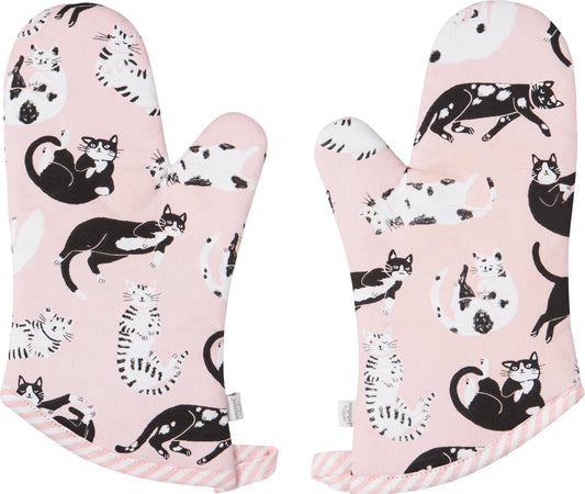 Meow & Furever Oven Mitts (Set/2) | Danica
