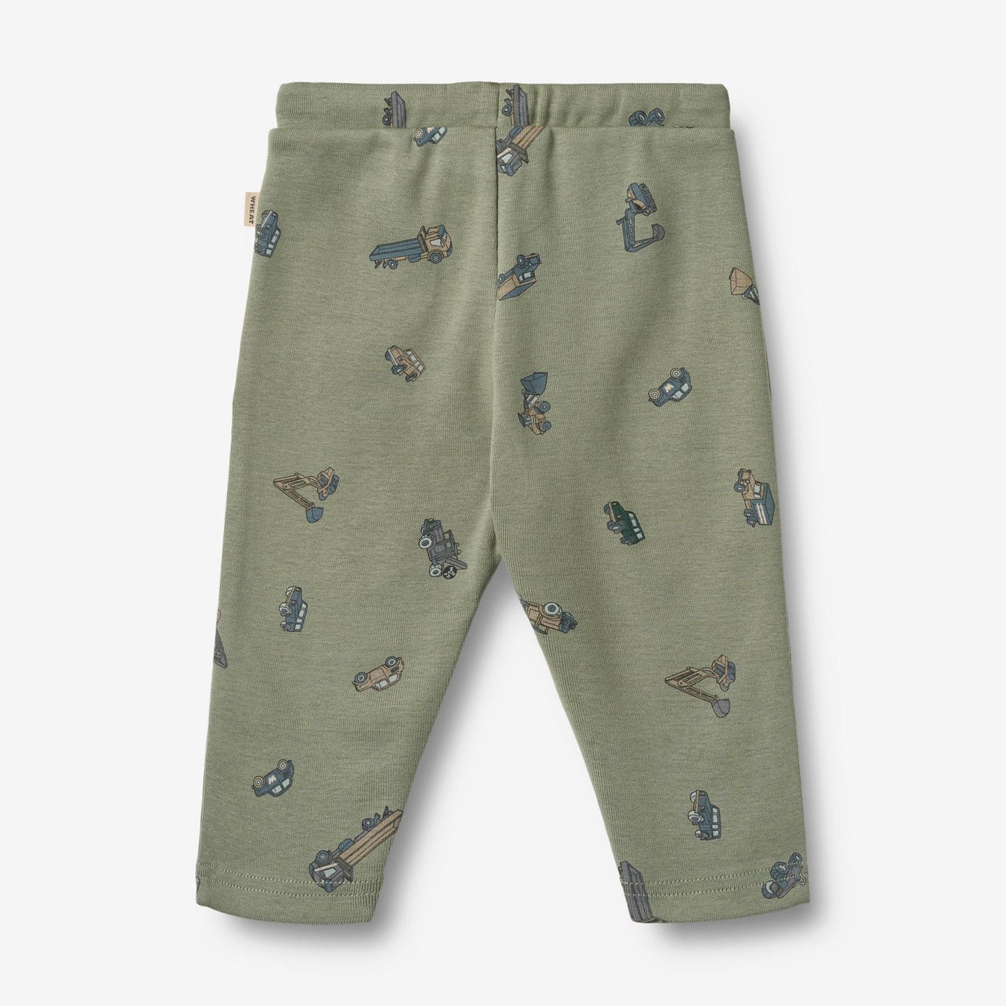 Manfred Jersey Pants - Dusty Green Cars | Wheat