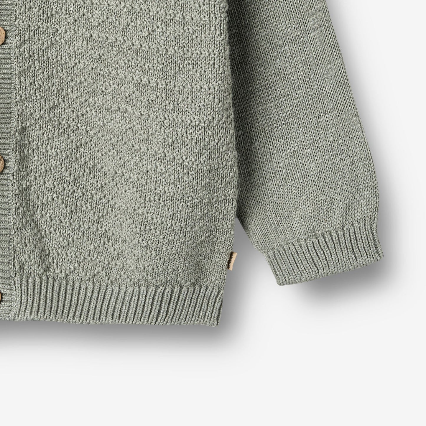 Bjørn Cardigan - Morning Mist | Wheat