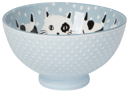 Feline Fine 4.5 inch Stamped Bowl | Danica
