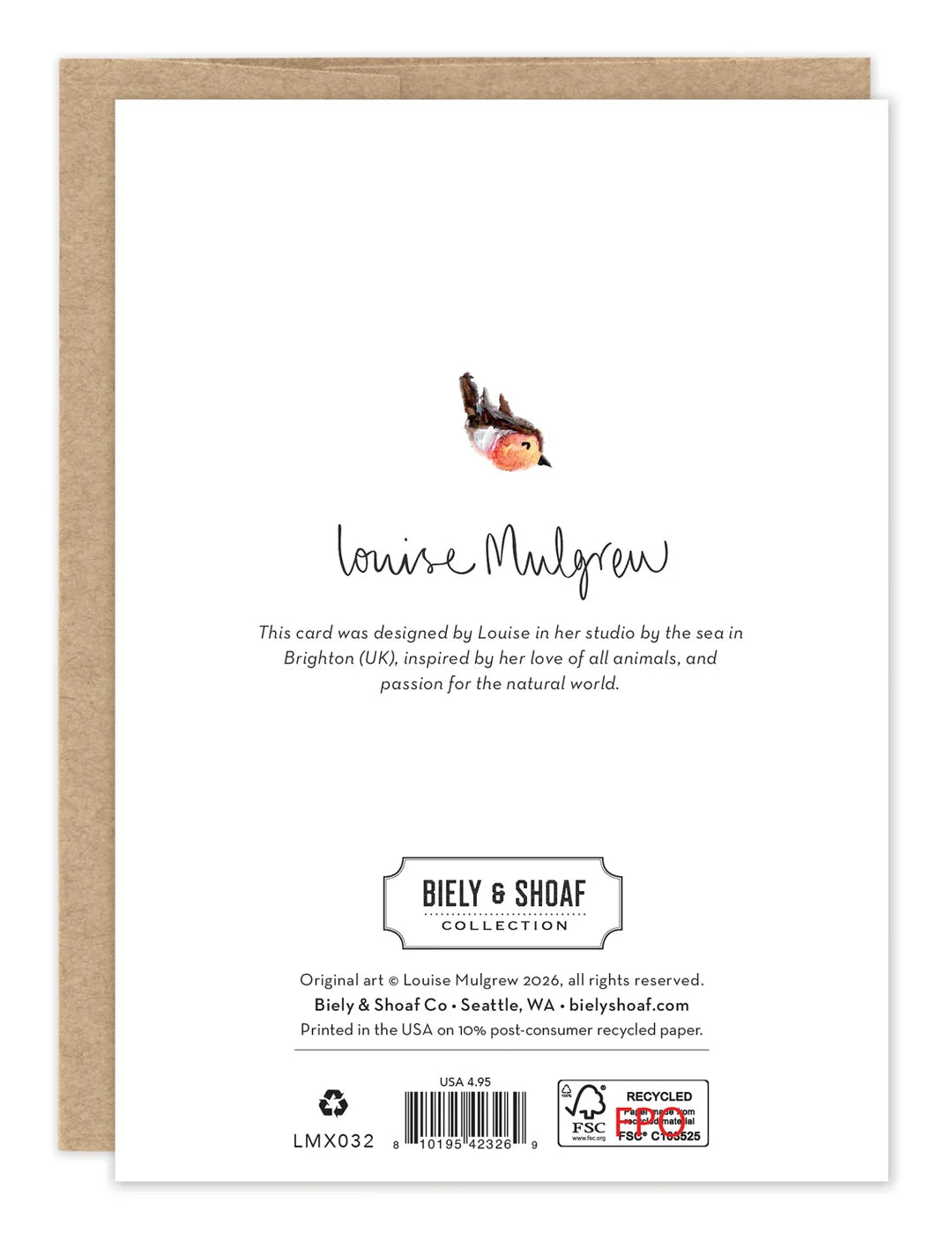 Polar Bear & Bird Holiday Boxed Cards | Biely & Shoaf