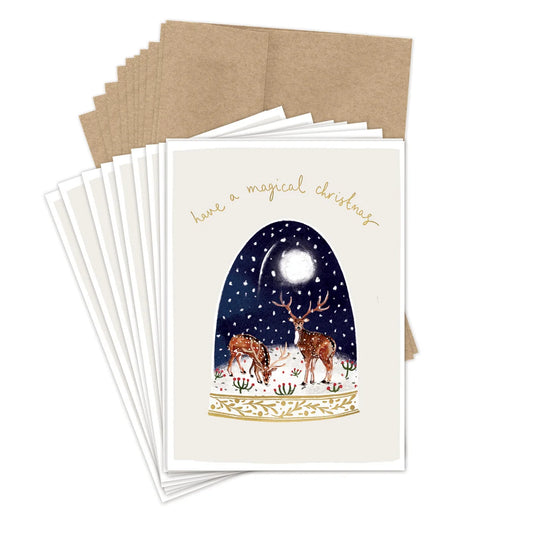 Reindeer Magical Holiday Boxed Cards | Biely & Shoaf