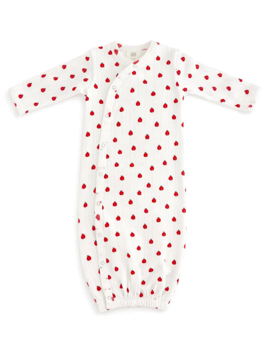 Ladybug Organic Pointelle Gown | Siix Collection