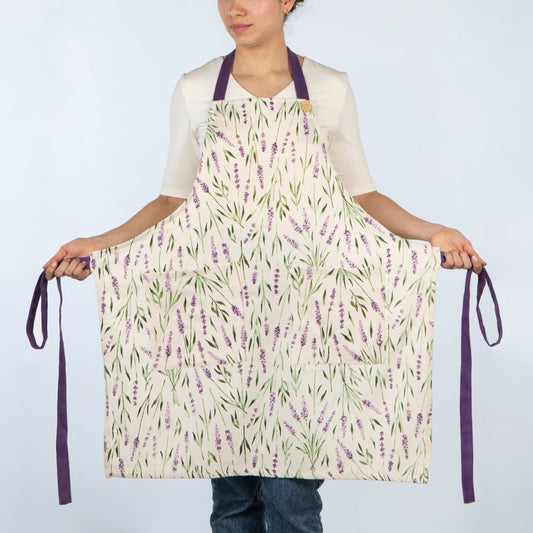 Lavender Spruce Apron | Danica