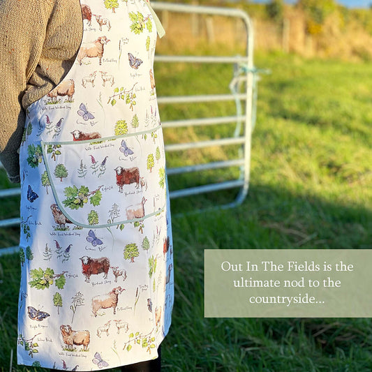 Out in the Fields Cotton Apron | Samuel Lamont & Sons