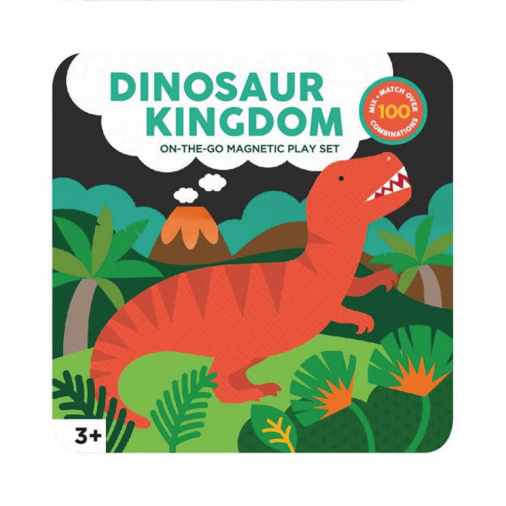 Dinosaur Kingdom Magnetic Playset | Petit Collage