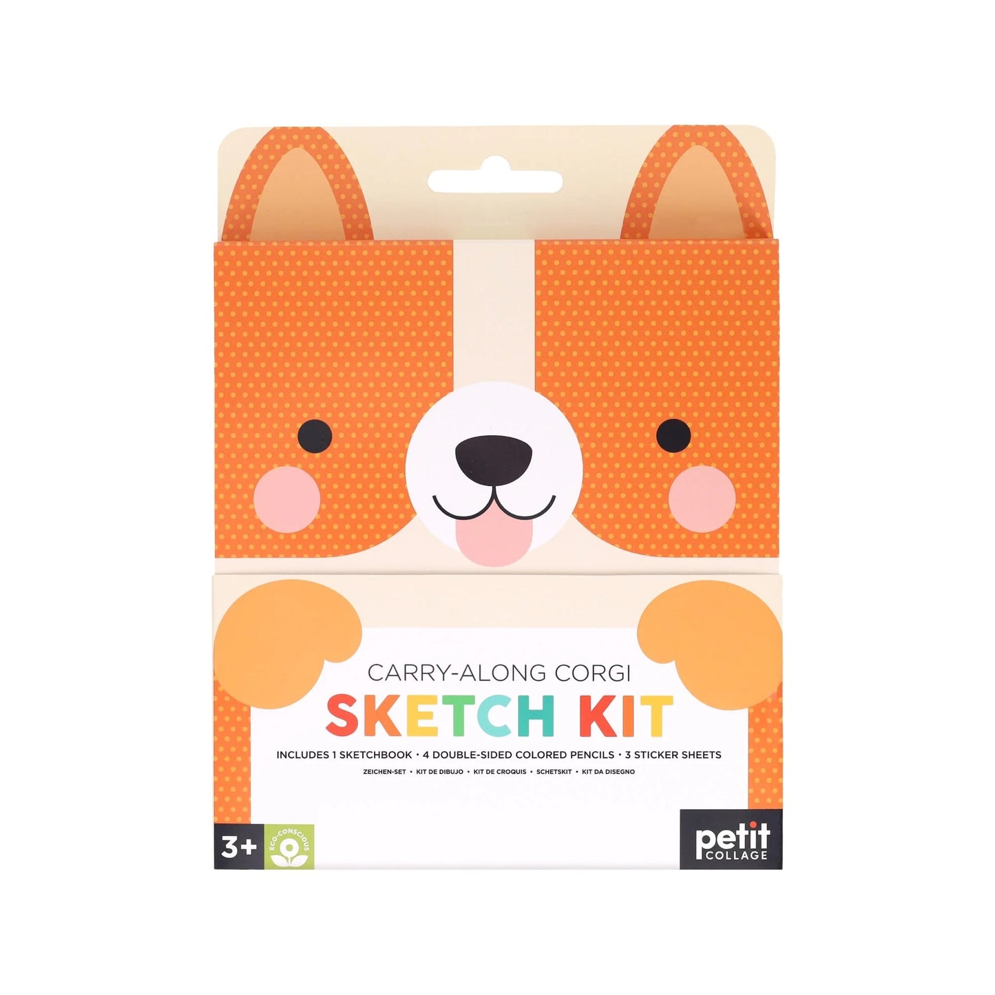 Carry-Along Corgi Sketch Kit | Petit Collage