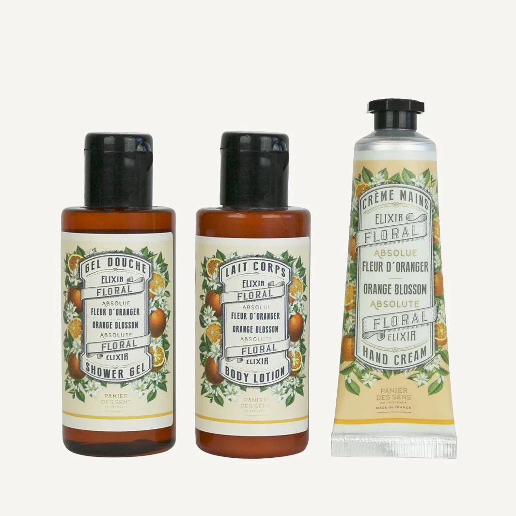 Orange Blossom Body Care Travel Set | Panier Des Sens