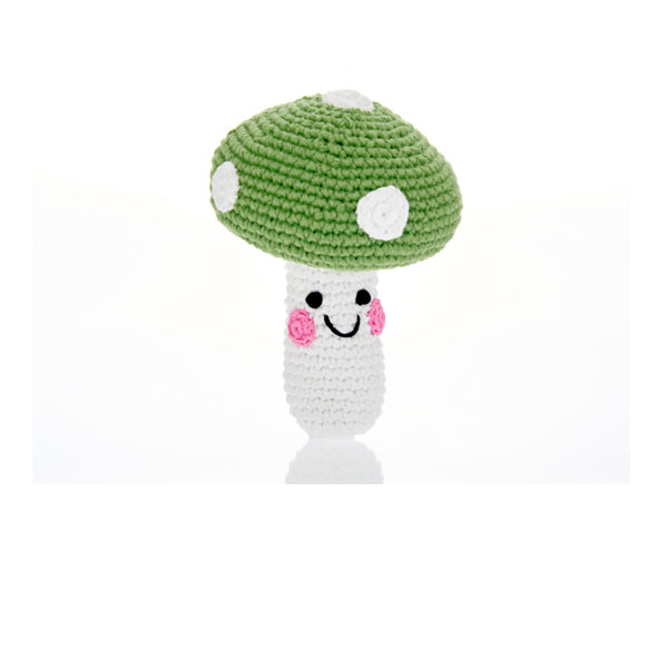 Handmade Friendly Plush Rattle (Various Fruits & Veggies) | Pebble