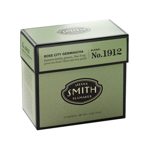 Rose City Genmaicha Blended Green Tea (15 Sachets) | Smith Teamaker