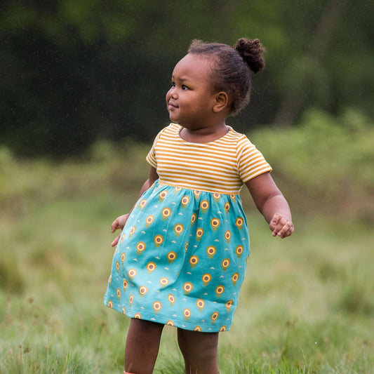 Easy Peasy Summer Dress - Sunflower | Little Green Radicals