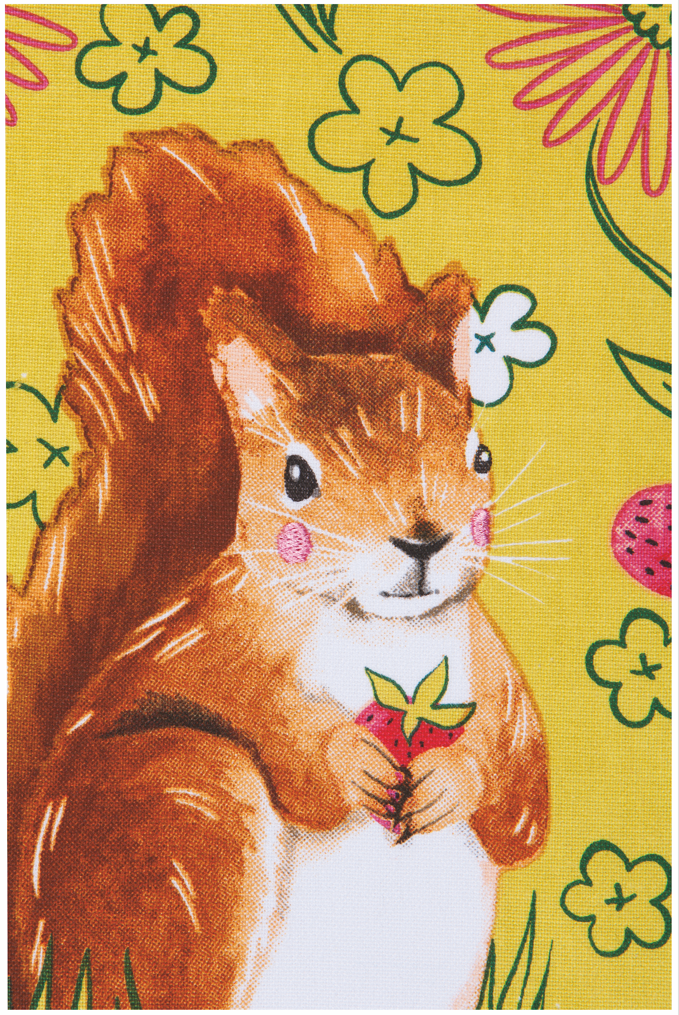 Mr. Squirrel Print Tea Towel | Danica