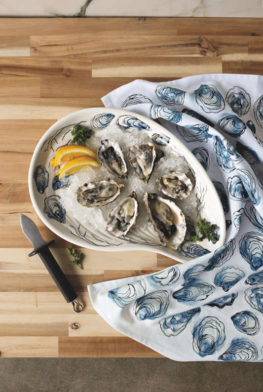 Oyster Print Tea Towel | Danica