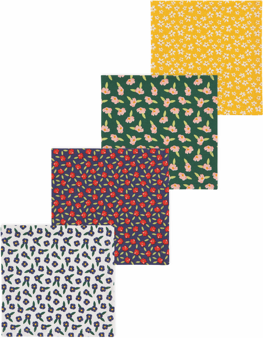 Full Bloom Cloth Napkins (Set of 4) | Danica