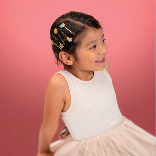 Enamel Hair Clip Sets | Stephen Joseph