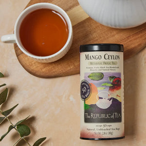 Mango Ceylon Black Tea (50 Tea Bags) | Republic of Tea