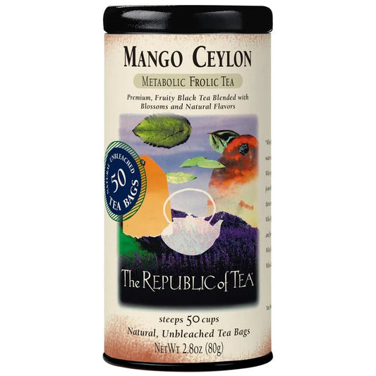 Mango Ceylon Black Tea (50 Tea Bags) | Republic of Tea