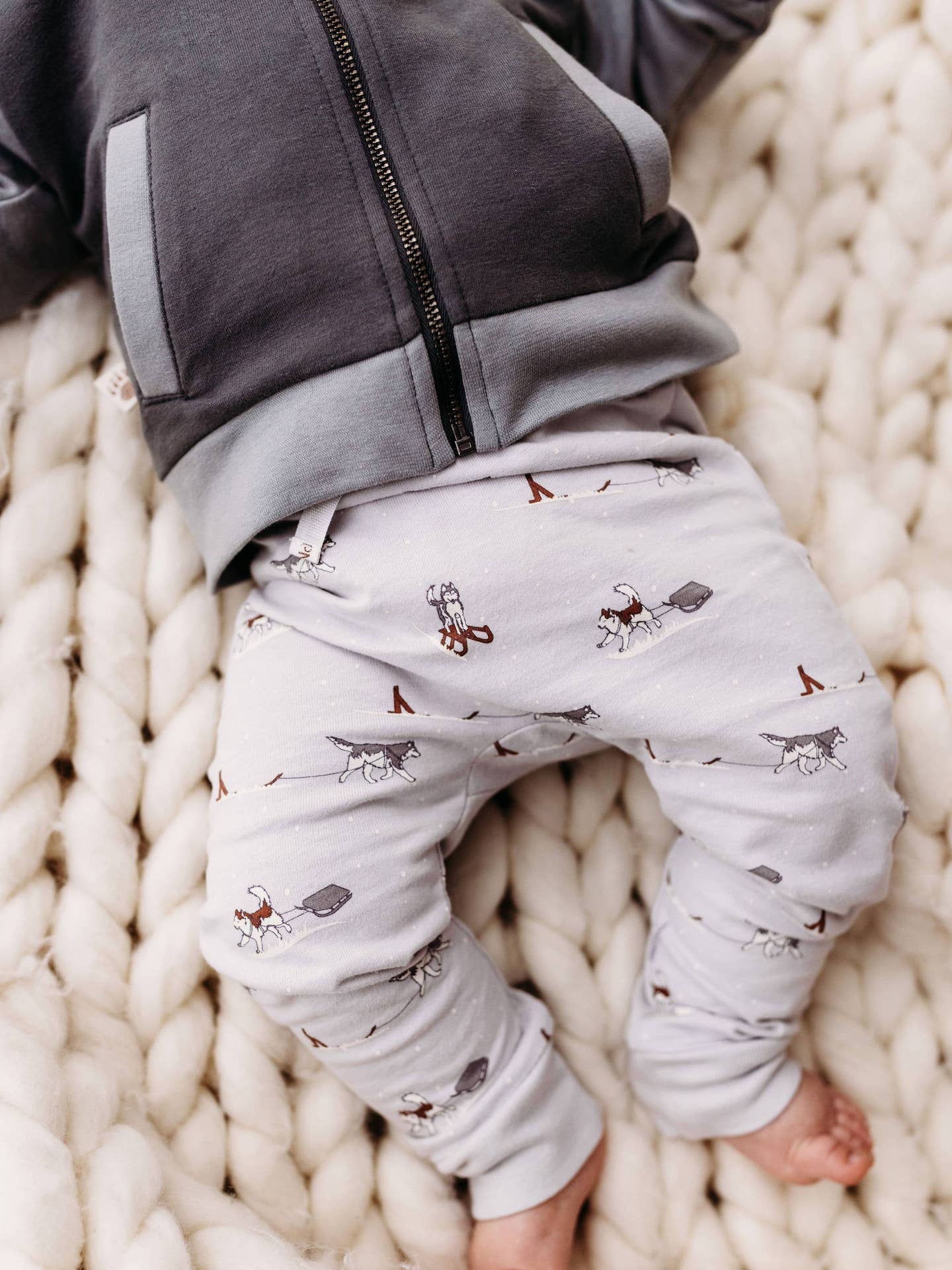Huskies Baby Pant | City Mouse Studio