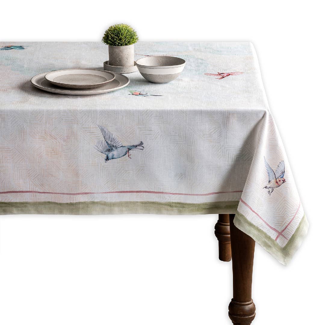 Flying Birds Tablecloth (Various Sizes) | Maison d'Hermine