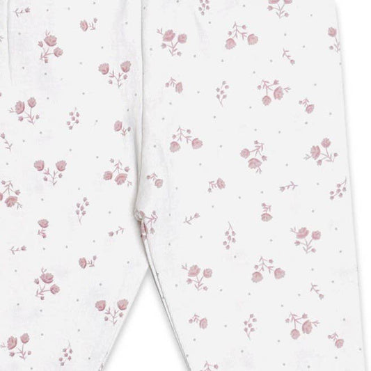 Delicate Floral Organic Leggings | Viverano Organics