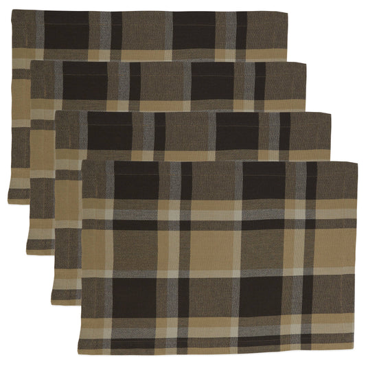 Plaid Design Placemats | Saro Lifestyle