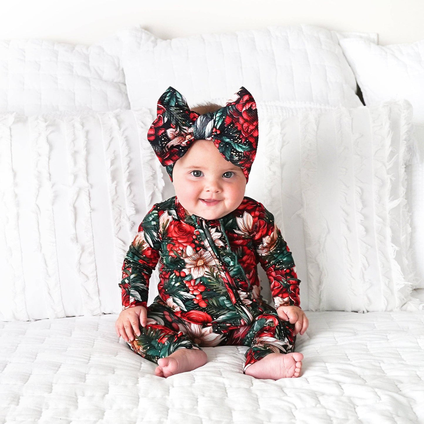 Gloria Ruffle Bamboo Romper | Gigi & Max