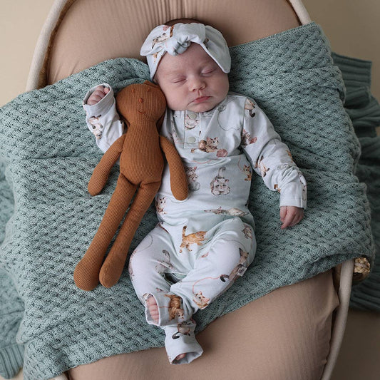 Kittens Organic Growsuit | Snuggle Hunny