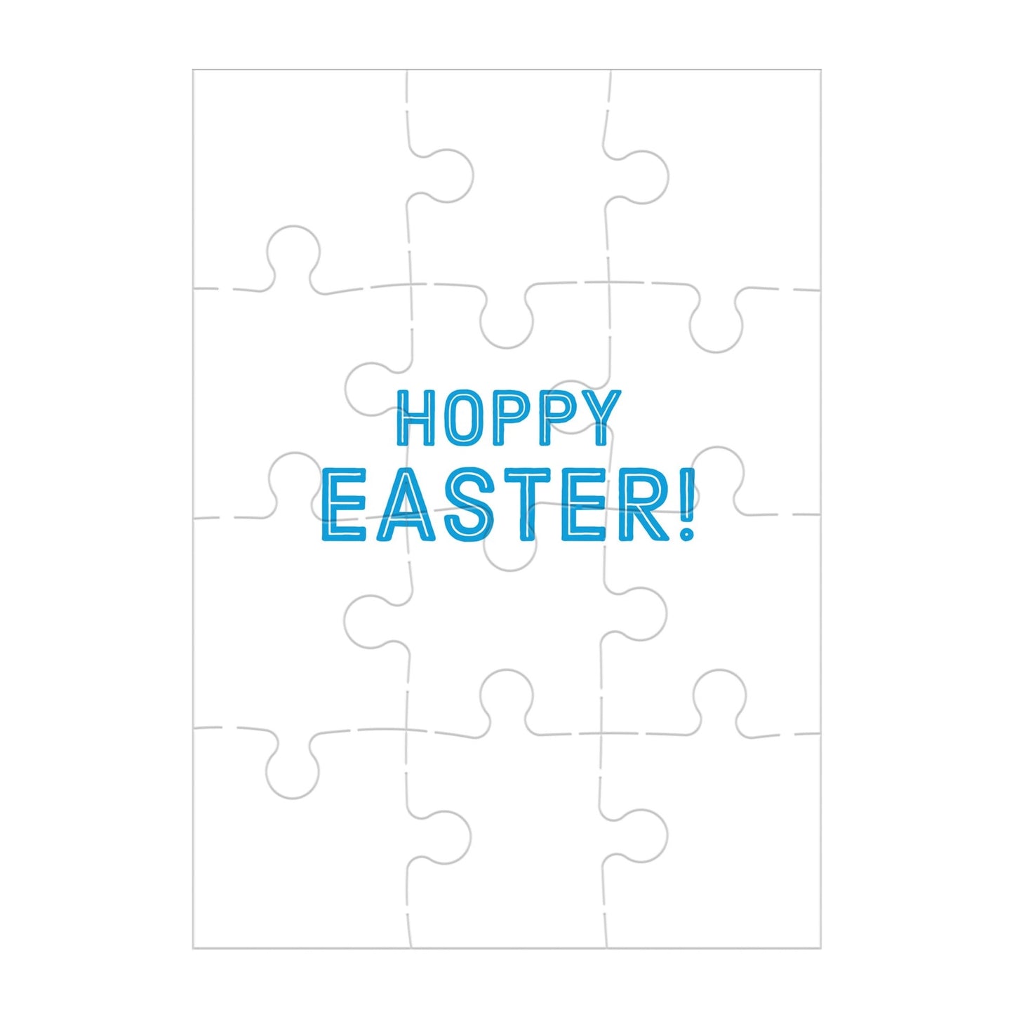 Hoppy Easter Puzzle Greeting Card | Mudpuppy