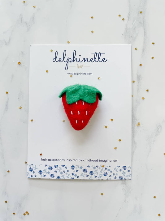 Strawberry Hair Tie | Delphinette