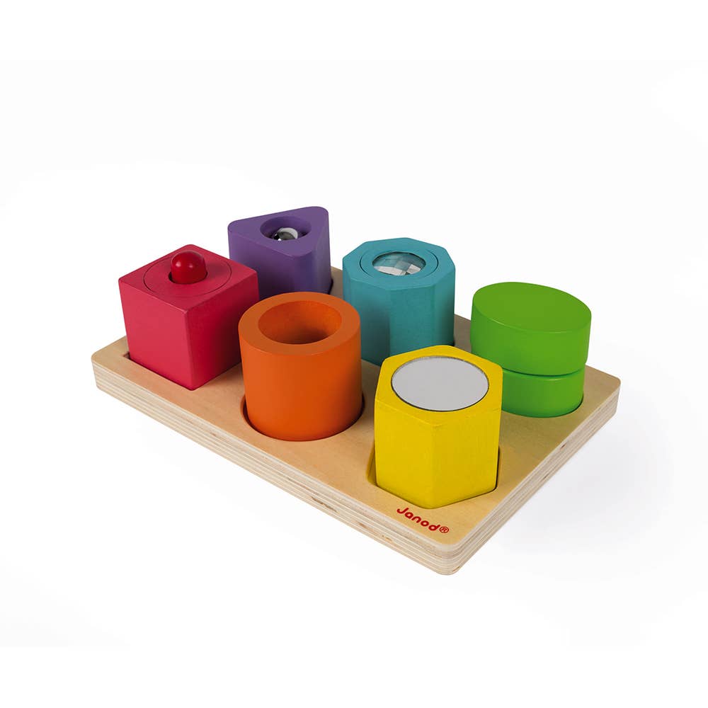 Wooden Puzzle - Shapes & Sounds | Janod