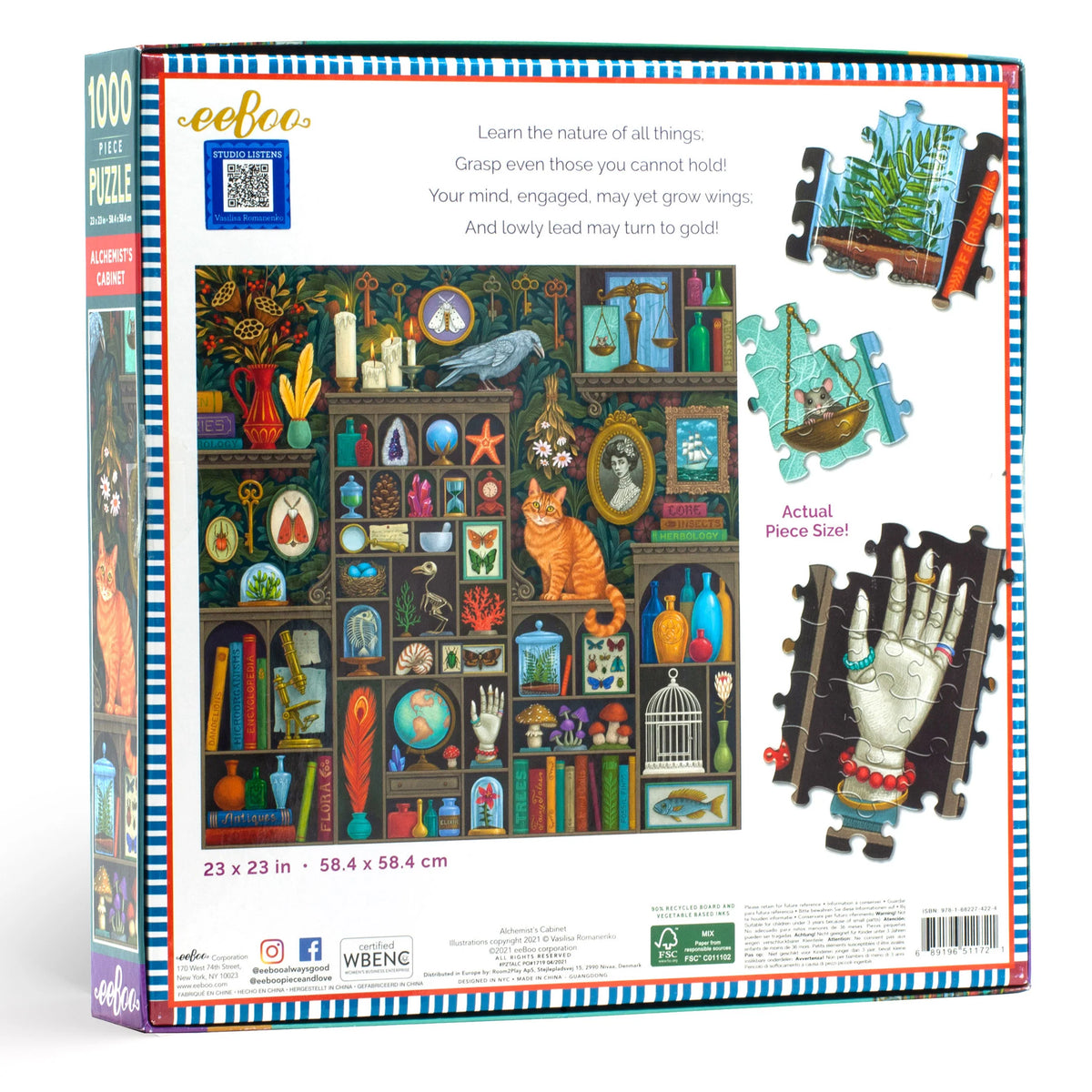 Alchemist's Cabinet Puzzle (1000pc) | Eeboo