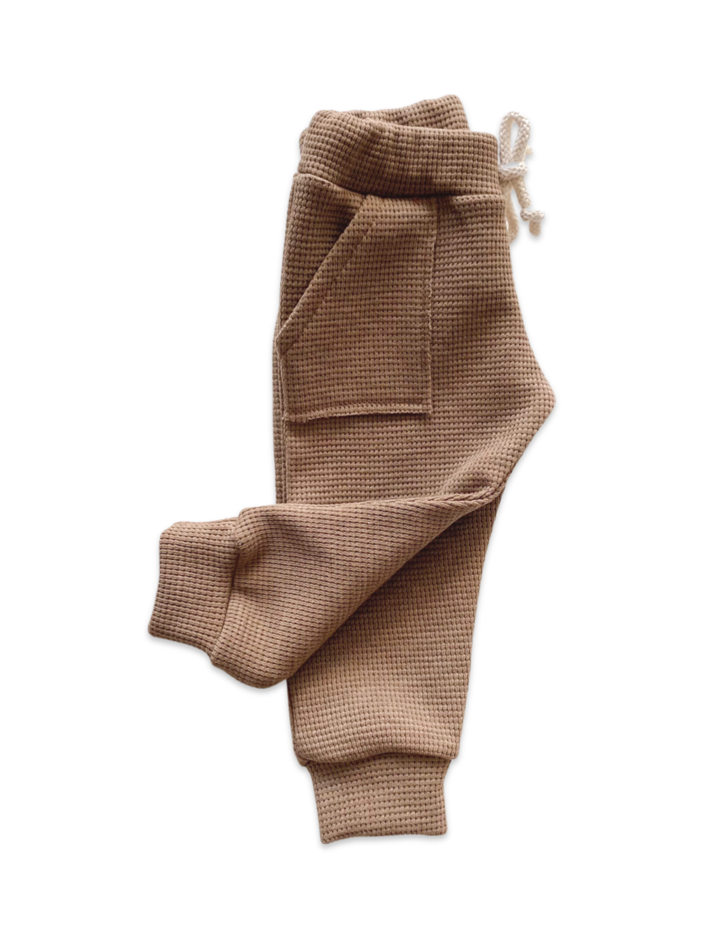 Hazelnut Waffle Sweatpants | Petite Evelina