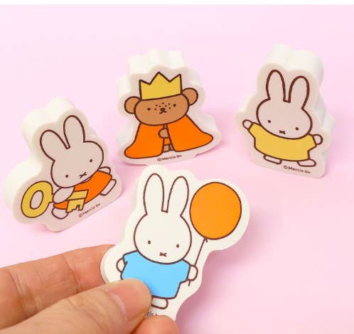 Miffy Shaped Eraser Pack | K-Wonderland